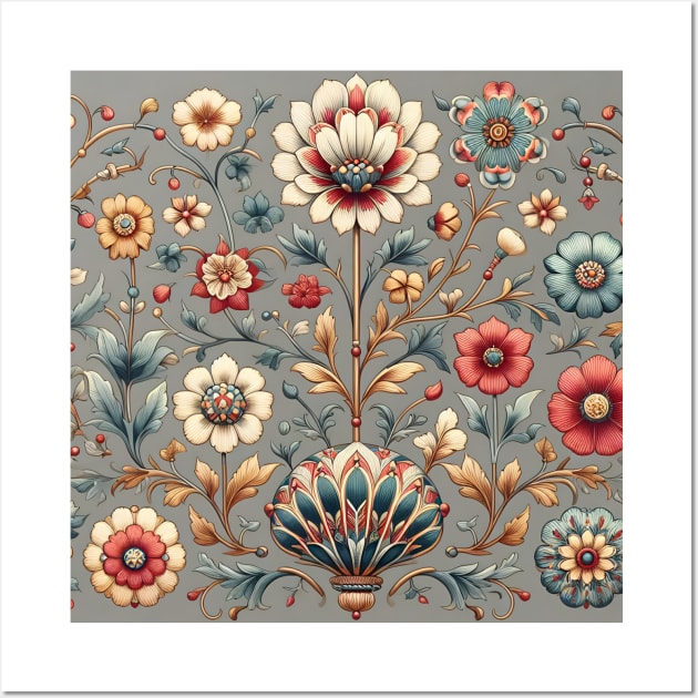 Ottoman Pattern Wall Art by Siha Arts